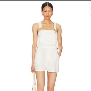 WeWoreWhat Linen Short Overall